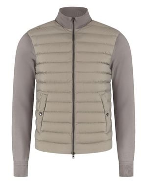 Herno Zip-Up Cardigan - Gray