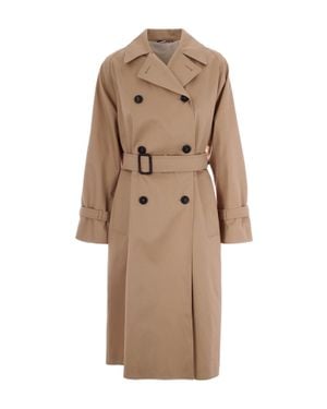 Max Mara Elegant Mini Coat For Ss26 - Natural