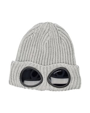 C.P. Company C. P. Company Goggle Knit Beanie - Gray