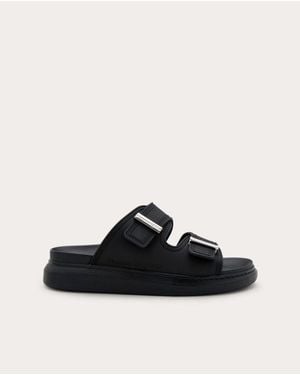 McQueen Elevated Rubber Sandals For - Black