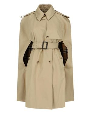 Burberry Lightweight 100% Cotton Jacket - Natural