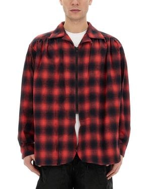 A.I.E. Plaid Shirt - Red