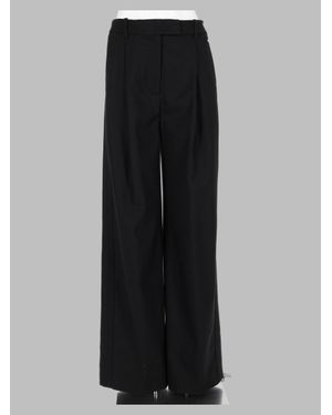 Herno Wide-Leg Pants - Black