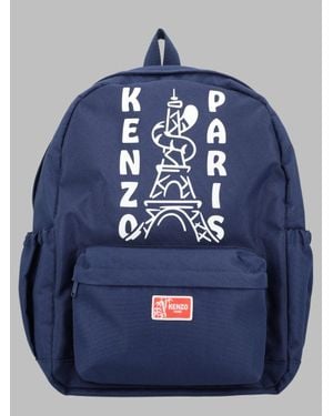 KENZO Boys' Polyester Backpack - Blue