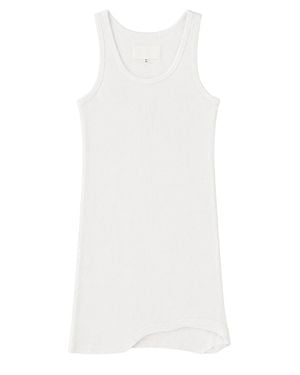 Maison Margiela Sleeveless Tank Mini Dress - White