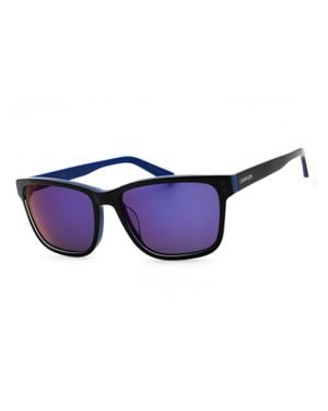Calvin Klein Sleek Rectangular Sunglasses - Blue