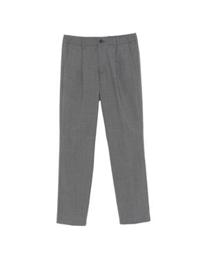 Herno Pleated Pocket Pants - Gray