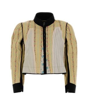 Chloé Embroidered Gabardine Jacket - Multicolor