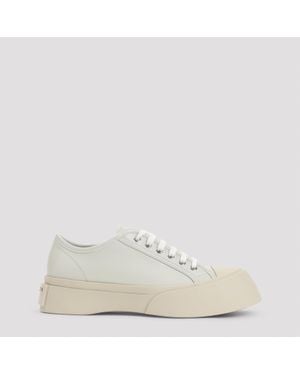 Marni Pablo Calf Leather Sneakers - White