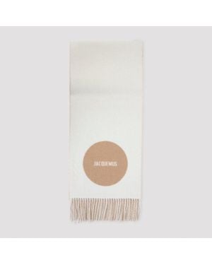 Jacquemus Wool Scarf, 180Cm X 35Cm - White