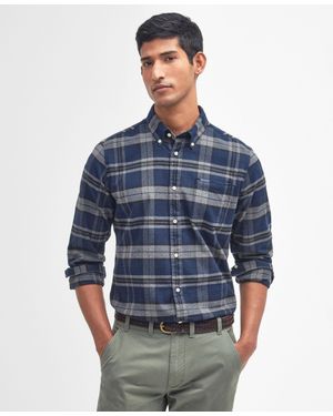 Barbour Tailored Mini Button-Down Shirt - Blue