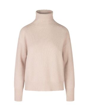 Vanisé Penelope Turtleneck Knit Top - Natural