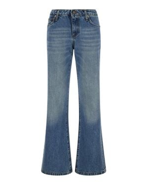 Roy Rogers New Roy Jeans With Charm Detail And Classic Five-Pocket Design - Blue