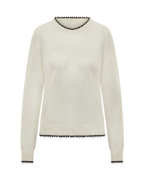 Pinko Pamplona Ultra Knit Sweater - White