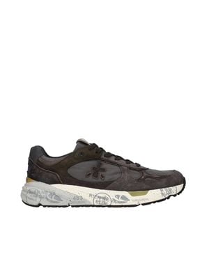 Premiata Low-Top Running Sneaker - Black