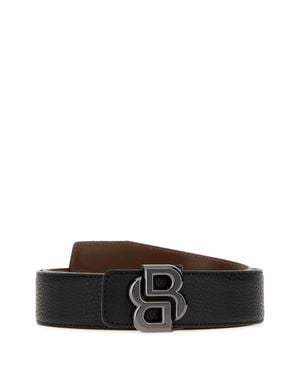 BOSS Reversible Leather Belt For - Black