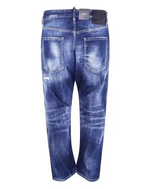 DSquared² Paintnts 5-Pocket Pants For - Blue