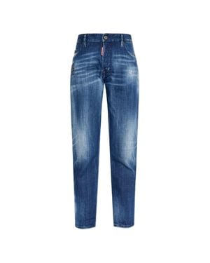 DSquared² Stretch Cotton Jeans - Blue