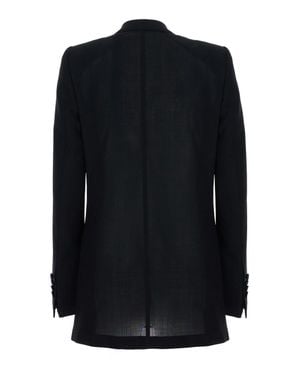 Tom Ford Light Virgin Wool Double-Breasted Tuxedo Jacket For - Black