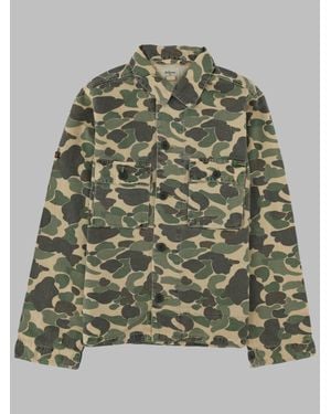 Bellerose Boys Cotton Overshirt - Green