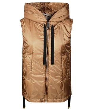 CUBE MAX MARA Mini Gilet - Brown