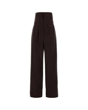 Carven Wool & Mohair Pant - Purple