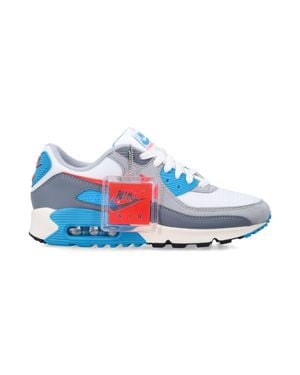 Nike Air Max 90 Running-Inspired Sneakers With Visible Max Air Cushioning - Blue