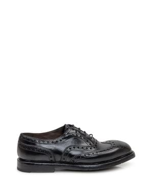 Premiata Classic Brogue Lace-Ups - White