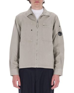 C.P. Company Stylish Mini Coat For P26 Season - Gray