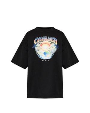 CASABLANCA Classic T-Shirt - Black