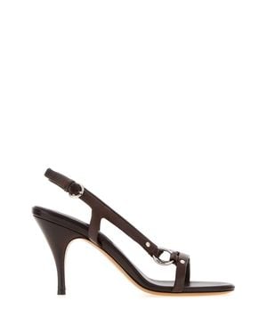 Miu Miu Ankle Strap Heels - White