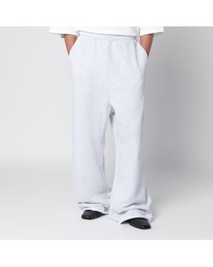 Entire studios Wide Baggy Jogger Sweatpants With Drawstring Waist - White