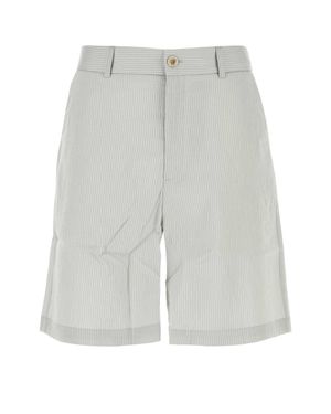 GIMAGUAS Embroidered Modal Blend Nicolas Bermuda Shorts - Gray