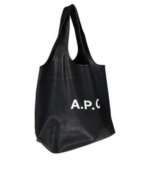 A.P.C. A. P.C. Mini Tote Handbag - Black