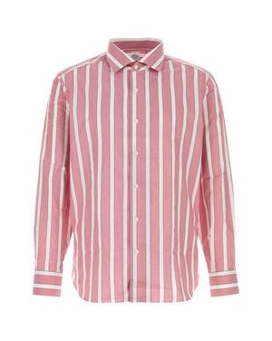 Junya Watanabe Embroidered Poplin Shirt - Pink