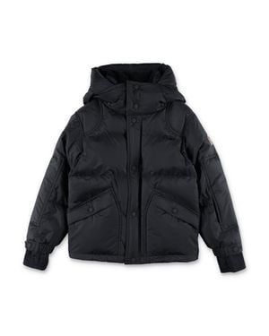Moncler Boy Hooded Puffer Jacket - Black
