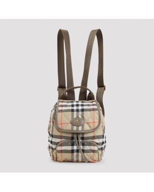 Burberry Mini Check Backpack - Multicolor