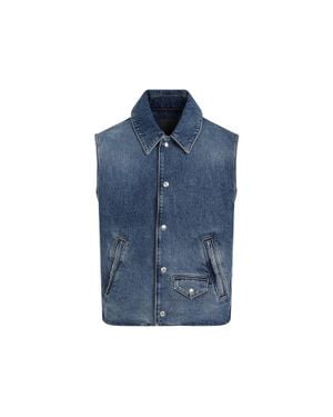 Givenchy Denim Vest - Blue