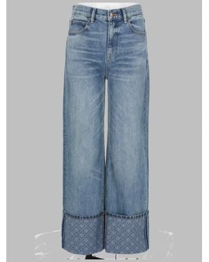Tory Burch Cotton Jeans For Fall 2026 - Blue