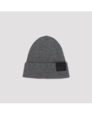 Tom Ford Ribbed Cashmere Hat - Gray