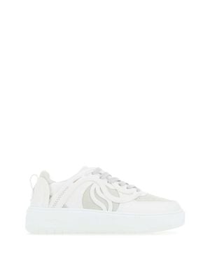 Stella McCartney Two-Tone Sporty Mat S-Wave Sneakers - White