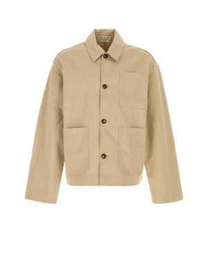 JW Anderson Cappuccino Cotton Jacket - Natural