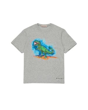 Marni Mini Cotton Sweater - Gray
