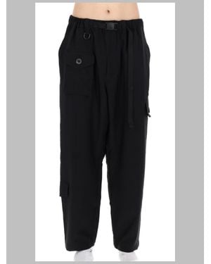 Y-3 Mini Print Pants - Black