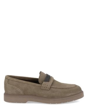 Brunello Cucinelli Leather Loafer - Brown