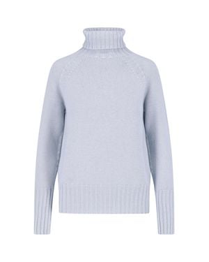 Drumohr Turtleneck Sweater - Blue