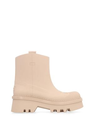 Chloé Rain Boots - Natural