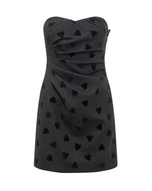 Celine Mini Robe Bustier Dress - Black