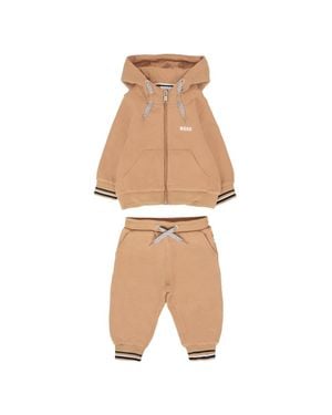 BOSS Mini Sweatshirt And Pants Set - Natural
