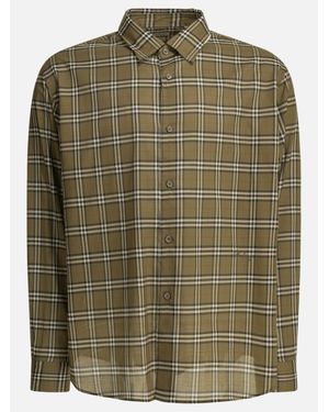 Burberry Radmar Check Cotton Mini Scarf - Green